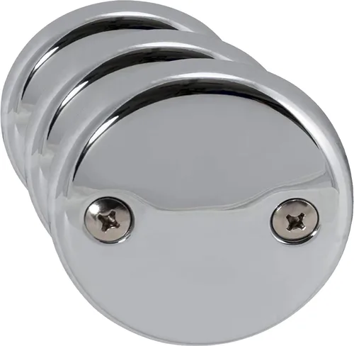 Vista 9 de EZ-FLO Placa frontal de desbordamiento de bañera de 1 agujero con tornillo, acabado cromado, 35247