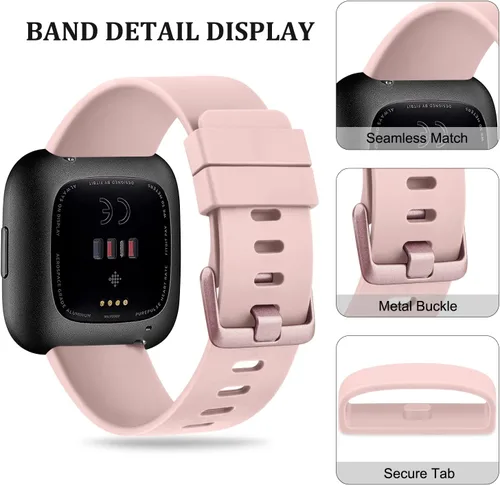 Vista 3 de Vancle Correa para Fitbit Versa - Pulsera deportiva de repuesto para mujeres y hombres