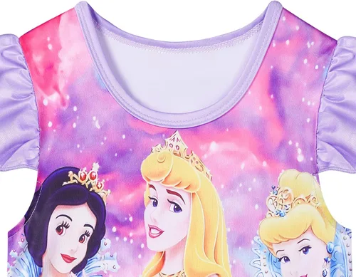 Vista 4 de MACCHO Girls Princess Fantasy Dress Toddler Flutter Sleeve Casual Clothes Daily Home Wear