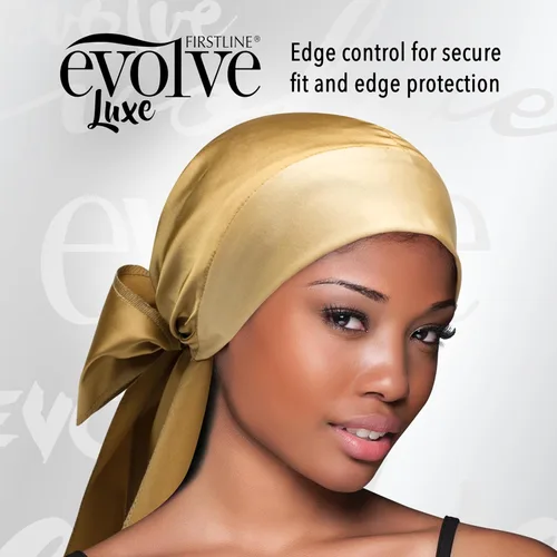 Vista 5 de Firstline Evolve Essentials - Pañuelo de satén con borde envolvente, color champán, 1 unidad (paquete de 1)