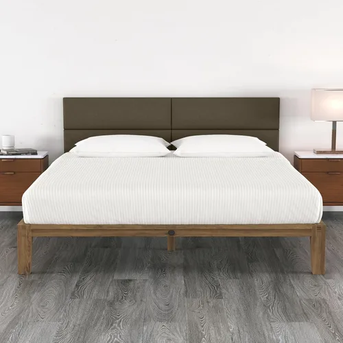 Vista 30 de Jaxx Panelist - Cabecero acolchado moderno, juego de 4 paneles para montar en la pared (cada uno de 11.25 x 30 pulgadas), tamaño Queen