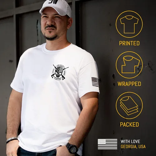Vista 6 de Playera militar One Nation Under God