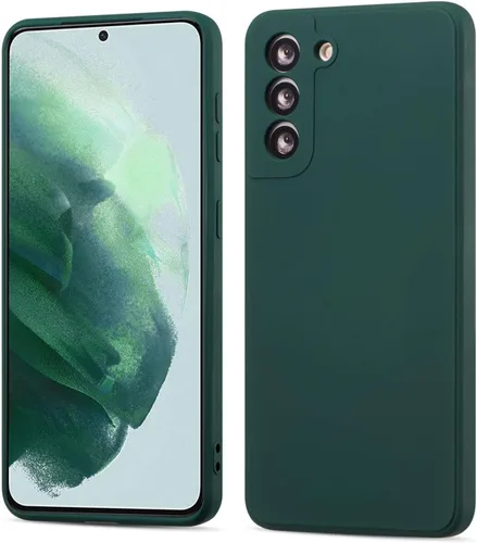 Vista 22 de UEEBAI Funda para Samsung Galaxy S9, funda delgada de silicona líquida a prueba de golpes, protección de cuerpo completo, con microfibra