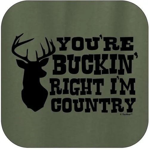 Vista 2 de Youre Buckin Right Im Country Sudadera con capucha