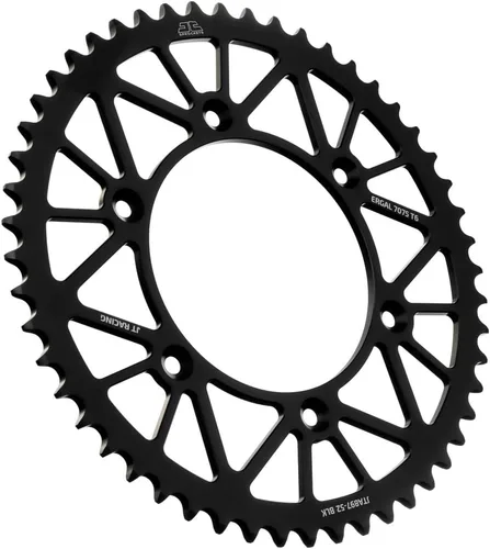 Vista 31 de JT Sprockets JTA897.38BLK - Piñón trasero de aluminio anodizado 7075 T6, color negro