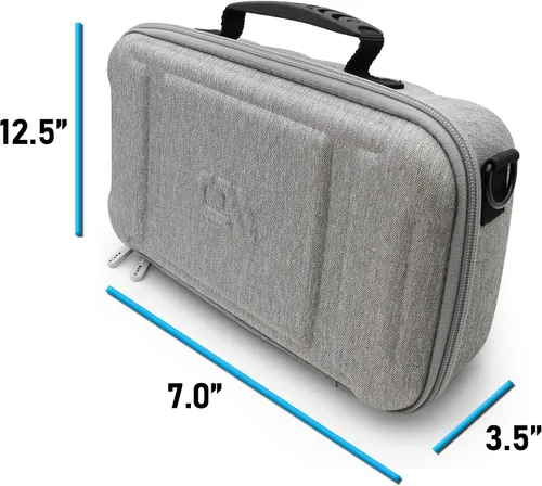 Vista 2 de CASEMATIX Estuche para cortapelos con capacidad para tres cortadoras eléctricas, timbres de pelo, recortadoras, rematadores en T, estuche de viaje