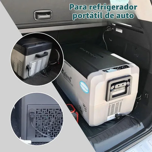 Vista 7 de Refrigerador de coche con cable de alimentación DC 12V para Bodega, Euhomy