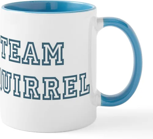 Vista 68 de CafePress Taza navideña de ardilla de 11 oz (11.0 fl oz) taza de café de cerámica