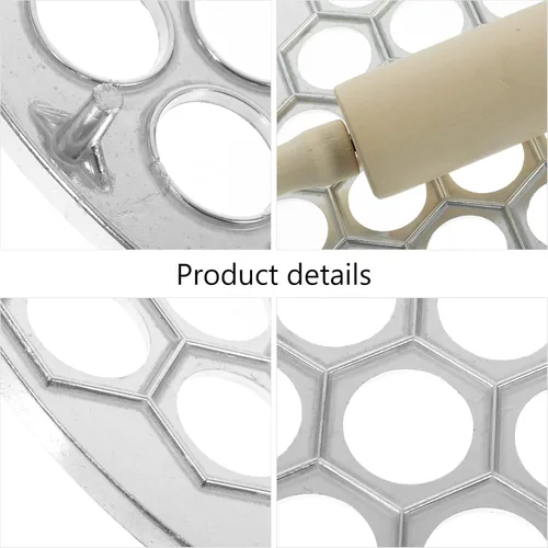Vista 7 de Molde para bolas de masa hervida Pelmeni Maker Ravioli Maker Molde de bolas de masa con rodillo Pelmeni Moldes Máquina cortadora de ravioles Pirogi