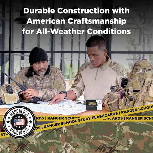 Vista 7 de Army Flashcards - Tarjetas didácticas para guardabosques 100 de los términos y conceptos más importantes del manual de guardabosques del ejército