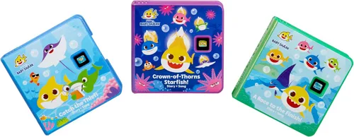 Vista 4 de Little Tikes Story Dream Machine - Colección Baby Shark Heroes, Hora de cuentos, libros, personaje de audio, regalo de juguete para niños pequeños