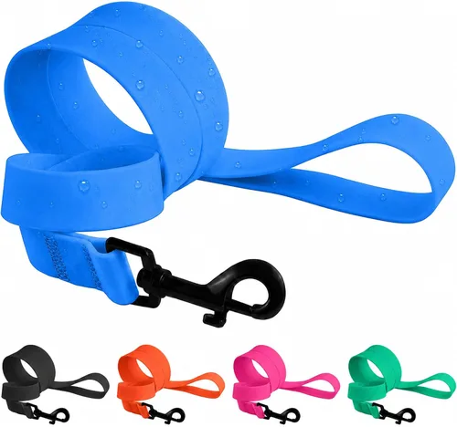 Vista 10 de CollarDirect Correa impermeable para perro, pequeña, mediana grande, duradera, para caminar, entrenamiento, correr, rosa, negro, azul, naranja