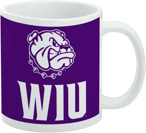 Vista 189 de Taza de cerámica con el logotipo principal de la Universidad Rider, taza de regalo novedosa para café, té y bebidas calientes, 11oz, blanca