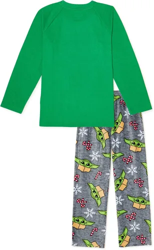Vista 2 de Conjunto de pijama de 2 piezas Yoda This Is My Merry Side