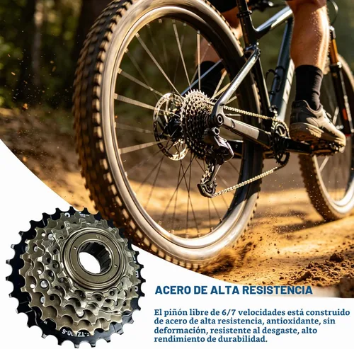 Vista 2 de Rueda libre de la bici de 6 velocidades, MF-TZ500-6 Bicicleta