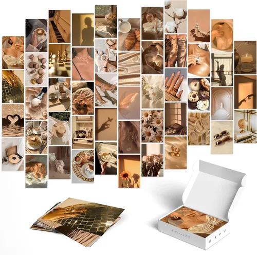 Vista 12 de Y2K BOO Kit de Collage de Pared Dark Academia - 50 Fotos Clásicas y Misteriosas de 4"x6" para Decoración de Dormitorio, Regalo para Chicas