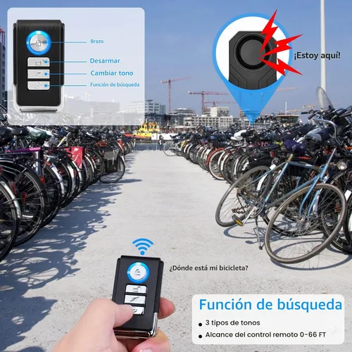 Vista 5 de USUPERINK - Alarmas de bicicleta para bicicletas eléctricas, 2 unidades de SF22R-2PK
