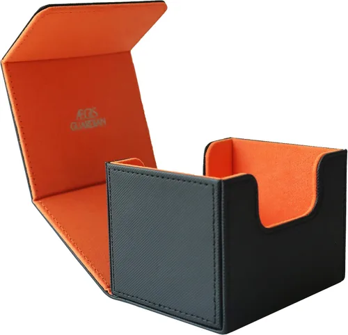 Vista 11 de AEGIS GUARDIAN Commander - Caja mágica de cubierta para CCG TCG con capacidad para más de 100 tarjetas con mangas, caja de cuero para tarjetas 1-1