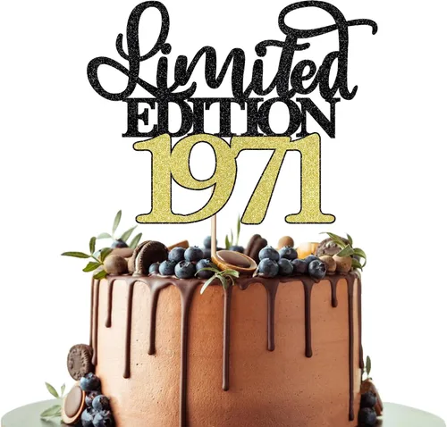 Vista 19 de Decoración para tartas de edición limitada de 1935, decoración de pastel de feliz cumpleaños 90, hombres y mujeres animan 90 años/90 y fabulosa