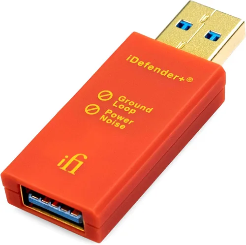 Vista 2 de iFi iDefender+ Eliminador de bucle de tierra de audio USB (tipo A > A)