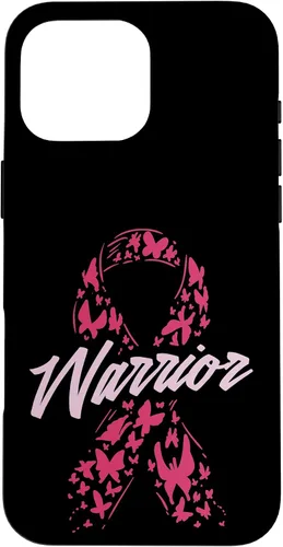 Vista 19 de Breast Cancer Awareness Pink Ribbon Warrior Gift Case for iPhone 17