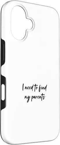 Vista 3 de iPhone 16 I need to find my parents Case