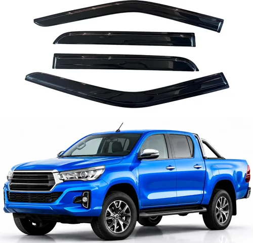 Vista 331 de Visera de ventana IG para Ford Focus Sedán y Hatchback 2012-2018, Protector de ventana lateral para lluvia y viento estilo Mugen, extra duradero