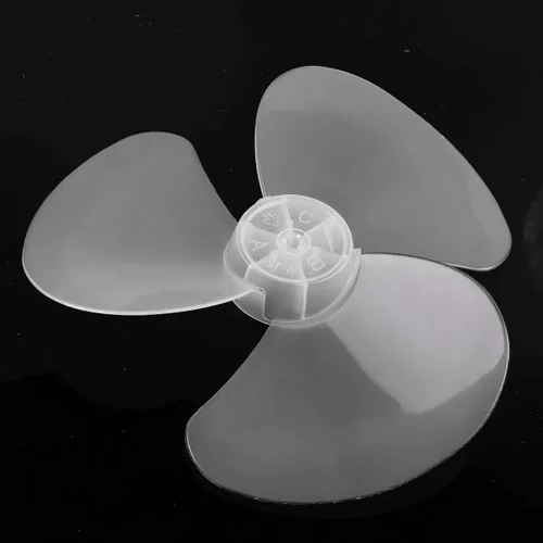 Vista 5 de dPois Plástico 3 hojas de repuesto para ventilador de pie ventilador ventilador mesa Fanner general accesorios blanco 12 pulgadas