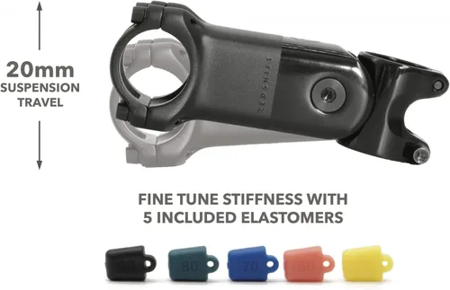 Vista 6 de REDSHIFT ShockStop PRO - Vástago de suspensión para bicicletas, vástago de manillar de bicicleta que absorbe los golpes para carretera, grava