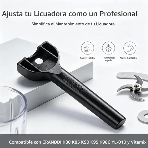 Vista 2 de CRANDDI Llave de cuchilla, compatible con K80 K85 K90 K95 K98C YL-010 y Vitamix, negro