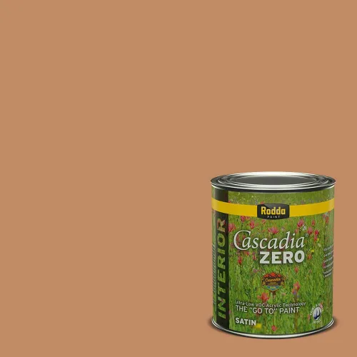 Vista 178 de Rodda Paint CASCADIA ZERO - Pintura plana e imprimación para interiores en uno, cuarto de galón, crema de ballet