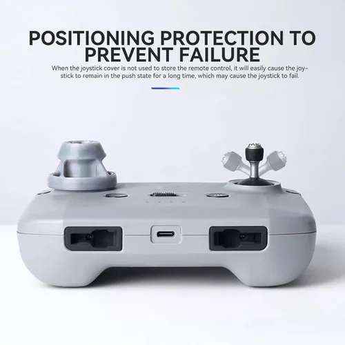 Vista 7 de Fundas para joystick compatibles con DJI Mini 3Pro RC-N1/Mini 2/Air 2S/Mavic 3, protector de palanca de balancín de pulgar para dron, cubierta
