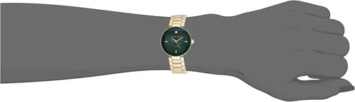 Vista 4 de Anne Klein Reloj de pulsera con esfera de diamante genuino para mujer