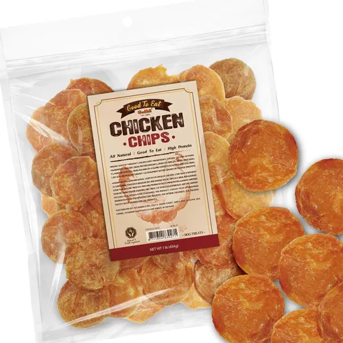Vista 9 de Gootoe - Golosinas para perros, con alto contenido de proteínas, pechuga de pollo, 1 libra