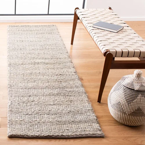 Vista 20 de SAFAVIEH Natural Fiber Collection - Alfombra decorativa de 2 x 3 pies, color lejía, yute hecho a mano, diseño trenzado tejido, ideal para entrada