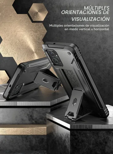 Vista 4 de Poetic Revolution - Funda para Motorola Moto G Power 2023 5G (no para la versión 2022), [probada contra caídas de grado militar de 20 pies] Negro