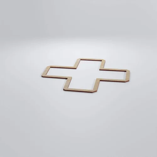 Vista 27 de 7 3/8"W X 7 3/8"H Extra Pequeño Fowler Decorativo Fretwork Madera Paneles De Pared, Aliso
