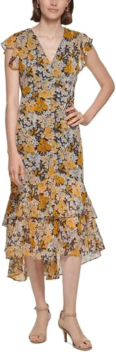Vista 2 de Tommy Hilfiger Womens Polyester Long Maxi Dress