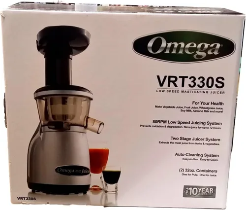Vista 2 de Omega Exprimidor de baja velocidad vertical de doble etapa VRT330