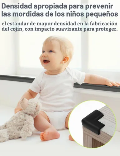 Vista 4 de Protector de esquina de espuma para bordes y esquinas, con parachoques de seguridad de espuma de 12.5 pies de longitud, protectores de esquina