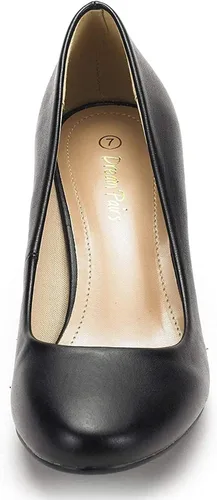 Vista 4 de DREAM PAIRS Luvly - Zapatos de tacón bajo para mujer