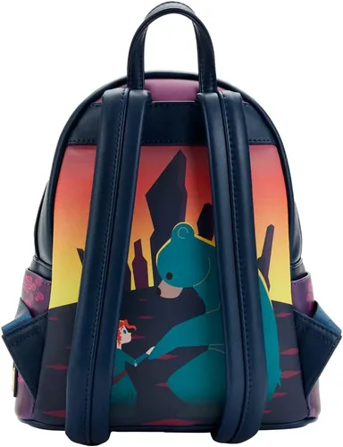 Vista 2 de Loungefly Disney Brave Princess Castle Series - Bolso de hombro con doble correa para mujer, Multi, talla única