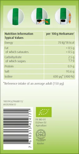 Vista 2 de Vogel Herbamare Original (500g = 17.86oz)