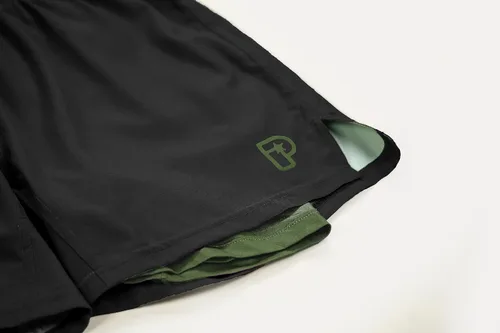 Vista 3 de Academy+ Shorts Pantalones cortos híbridos de grappling Shorts BJJ Pantalones cortos para hombre para Jiu Jitsu brasileño Pantalones cortos