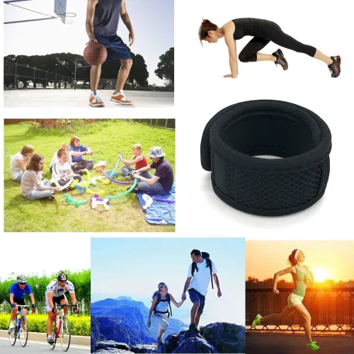 Vista 8 de Wanty Pulsera ajustable de material OK con bolsa de malla y cierre de cinta para Fitbit ONE/Fitbit Flex 2 Fitbit ALTA/Alta HR/Activity