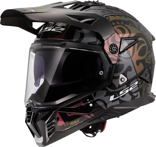Vista 7 de LS2 Casco Blaze II Adventure para motocicleta con parasol