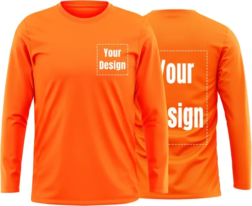 Vista 6 de La alta visibilidad reflexiva de las camisetas de la seguridad del logotipo de encargo Hola Vis de Verde neón