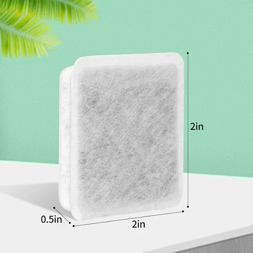 Vista 2 de Filtro de agua de repuesto para fuente de mascotas, filtro de agua para perros y gatos, filtro de agua para mascotas, apto para cuencos de agua por