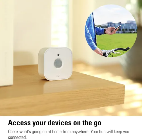 Vista 4 de Eve Motion (Matter) Paquete de 3 – Sensor Inteligente de Movimiento y Luz, IPX3, Activación Automática de Dispositivos, A Prueba del Futuro