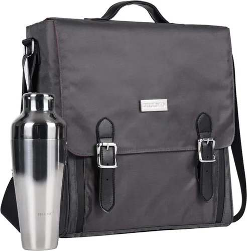 Vista 7 de Jillmo Bolsa de bar de viaje, bolsa impermeable para llevar kit de cóctel (solo bolsa)
